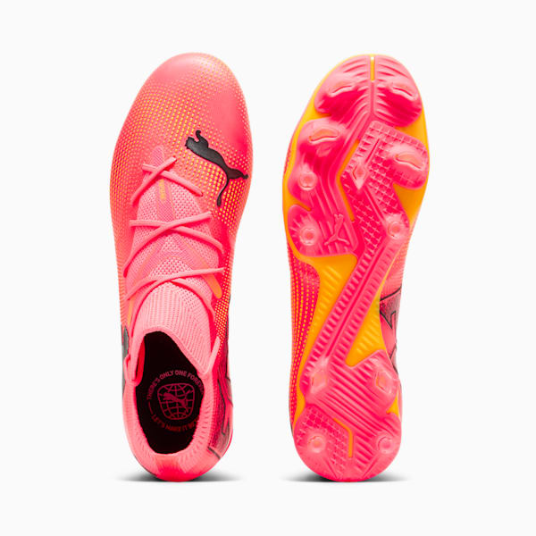 Botines de fútbol FUTURE 7 MATCH FG/AG para hombre, Sunset Glow-PUMA Black-Sun Stream, large-ARG