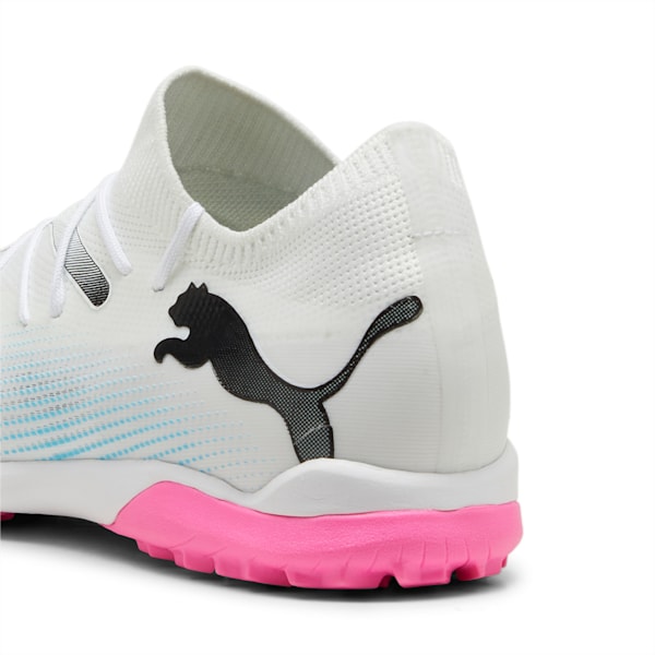 Botines de fútbol FUTURE 7 MATCH TT, PUMA White-PUMA Black-Poison Pink, large-ARG