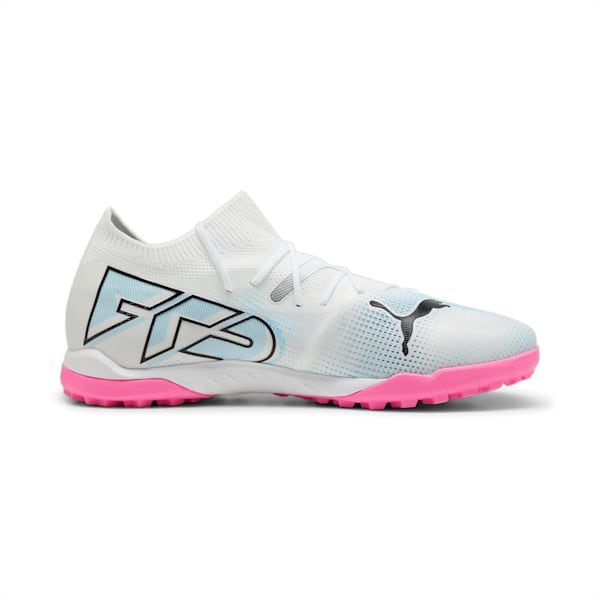 Botines de fútbol FUTURE 7 MATCH TT, PUMA White-PUMA Black-Poison Pink, large-ARG