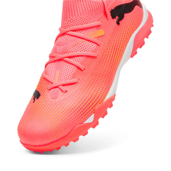 Botines de fútbol FUTURE 7 MATCH TT, Sunset Glow-PUMA Black-Sun Stream, large-ARG