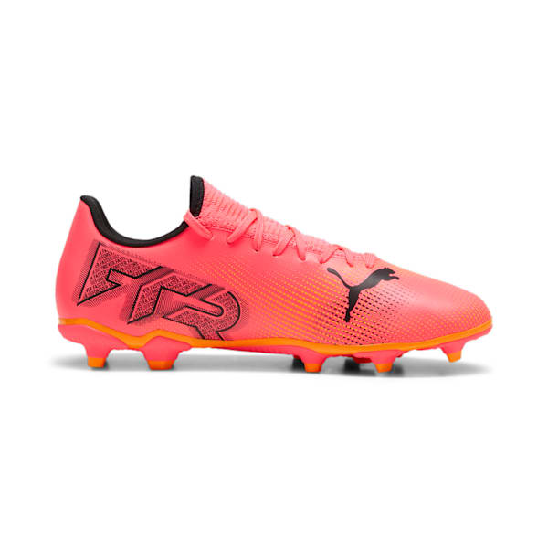 Botines de fútbol FUTURE 7 PLAY FG/AG, Sunset Glow-PUMA Black-Sun Stream, large-ARG