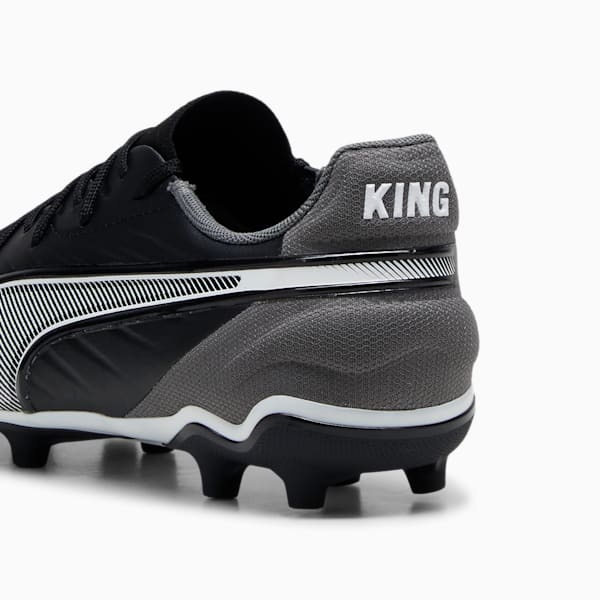 KING MATCH FG/AG Football Boots Youth, PUMA Black-PUMA White-Cool Dark Gray, large-ZAF