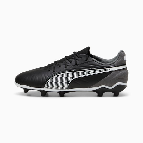 KING MATCH FG/AG Football Boots Youth, PUMA Black-PUMA White-Cool Dark Gray, large-ZAF