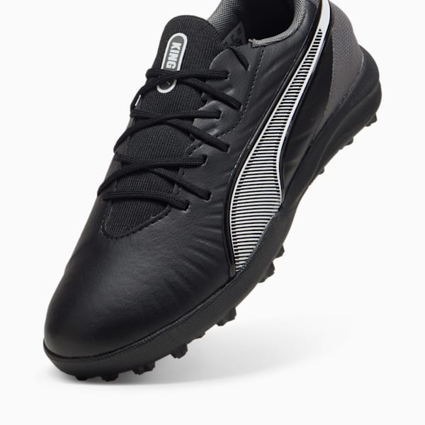 Tacos de futbol KING MATCH TT, PUMA Black-PUMA White-Cool Dark Gray, large-MEX