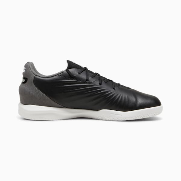 KING MATCH IT Football Boots Youth, PUMA Black-PUMA White-Cool Dark Gray, large-MEX