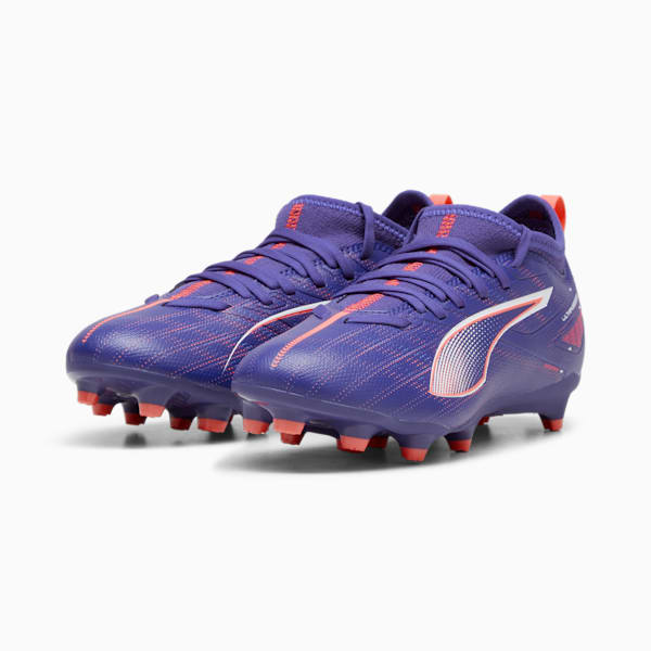 ULTRA 5 MATCH FG/AG Football Boots Youth, Lapis Lazuli-PUMA White-Sunset Glow, large-MEX