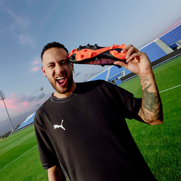 FUTURE 8 MATCH FG/AG Football Boots, PUMA Black-PUMA White-Glowing Red, large-ZAF
