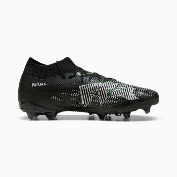 FUTURE 8 MATCH FG/AG Football Boots, PUMA Black-Cool Light Gray-Fluo Green, large-ZAF