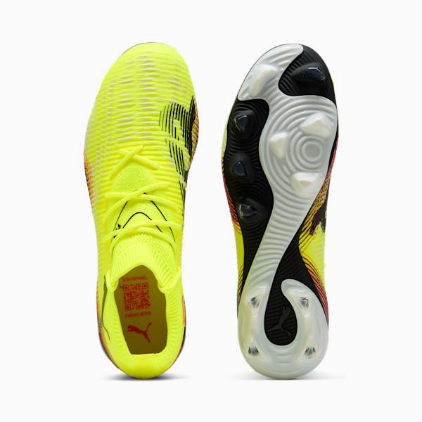 FUTURE 8 MATCH FG/AG Football Boots Unisex, Yellow Alert-PUMA Black-Sun Struck, large-ZAF