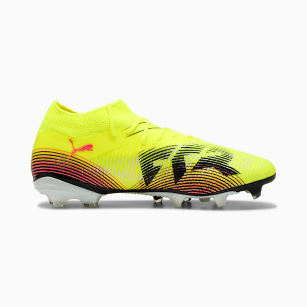 FUTURE 8 MATCH FG/AG Football Boots Unisex, Yellow Alert-PUMA Black-Sun Struck, large-ZAF