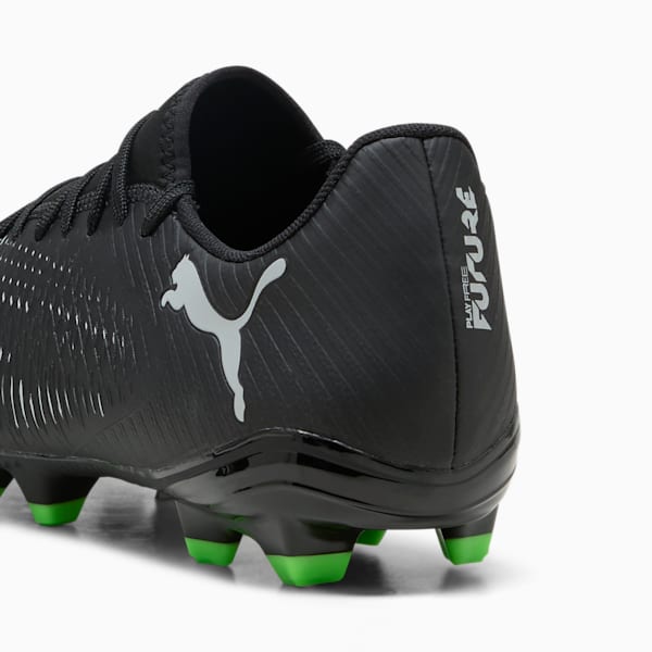 FUTURE 8 PLAY FG/AG Football Boots, PUMA Black-Cool Light Gray-Fluo Green, large-ZAF