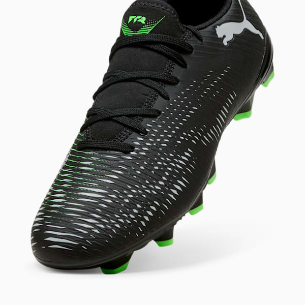 FUTURE 8 PLAY FG/AG Football Boots, PUMA Black-Cool Light Gray-Fluo Green, large-ZAF