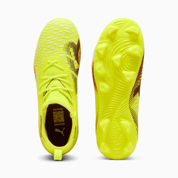 FUTURE 8 MATCH FG/AG Football Boots Youth, Yellow Alert-PUMA Black-Sun Struck, large-MEX
