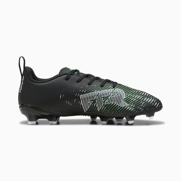 Botas de fútbol FUTURE 8 PLAY FG/AG para jóvenes, PUMA Black-Cool Light Gray-Fluo Green, large-MEX