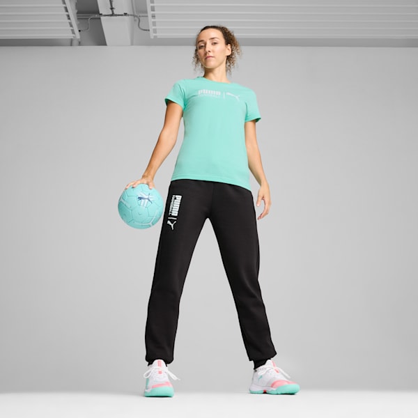 Solarstrike III W+ Indoor Sports Shoes Women, PUMA White-Electric Peppermint, large-ZAF