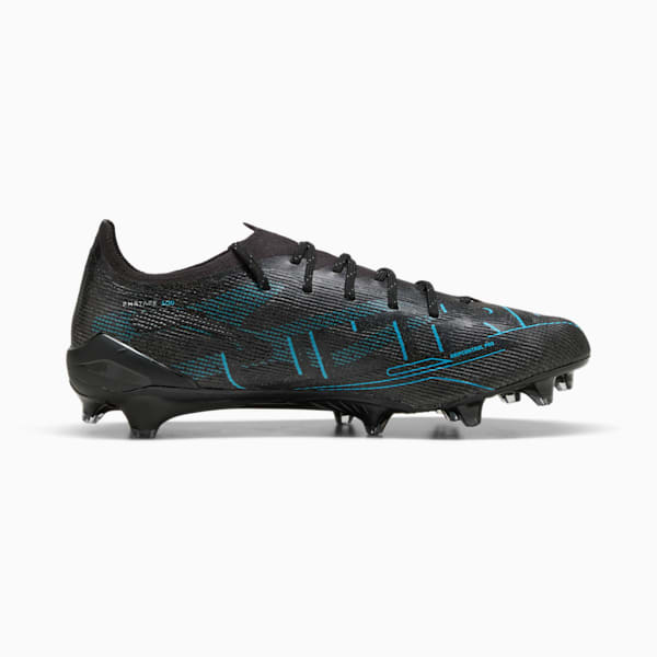 ULTRA 5 ULTIMATE FG Football Boots, PUMA Black-PUMA Silver-Bright Aqua, large-ZAF