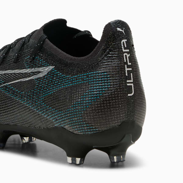 ULTRA 5 PRO FG/AG Football Boots, PUMA Black-PUMA Silver-Bright Aqua, large-ZAF