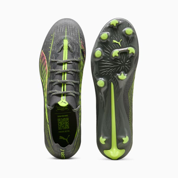 ULTRA 5 PRO FG/AG Football Boots Unisex, Matte Aged Silver-Yellow Alert-Sun Struck, large-ZAF