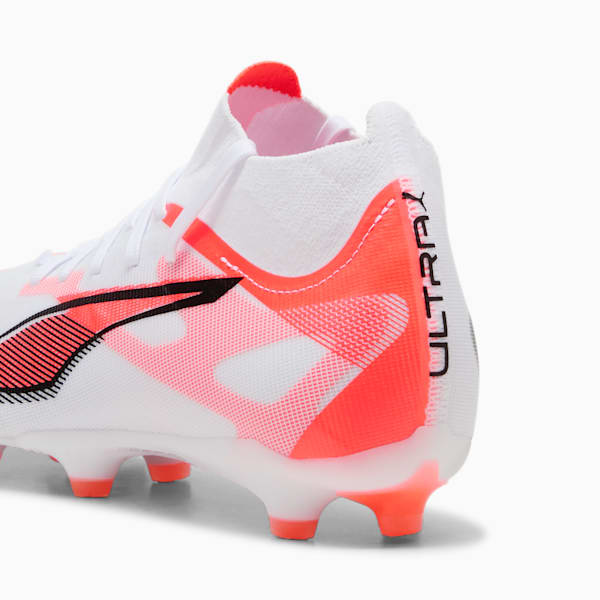 ULTRA 5 MATCH+ FG/AG Football Boots Women, PUMA White-PUMA Black-Glowing Red, large-ZAF