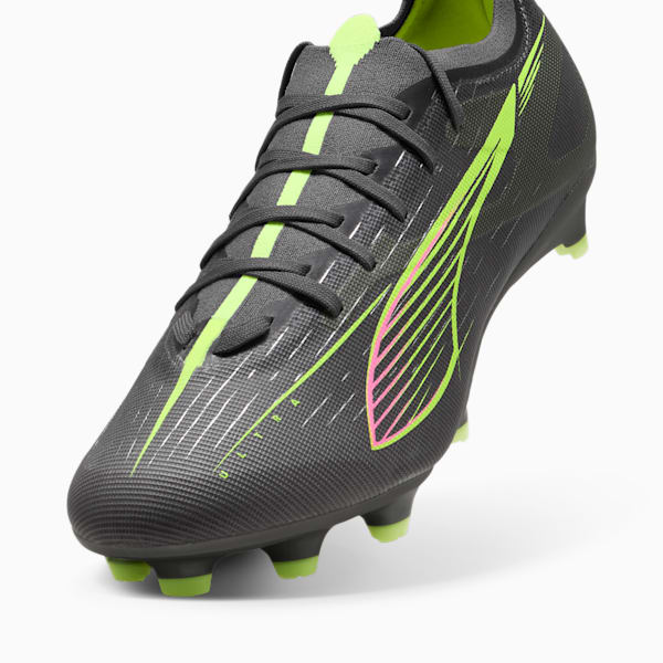 ULTRA 5 MATCH FG/AG Football Boots Unisex, Matte Aged Silver-Yellow Alert-Puma Aged Silver, large-ZAF