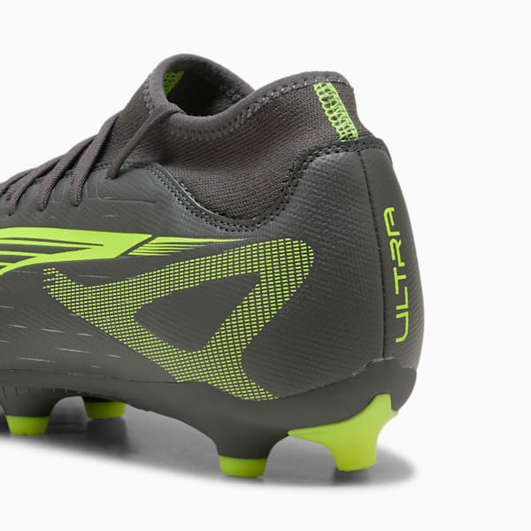 ULTRA 5 PLAY+ FG/AG Football Boots Unisex, Matte Aged Silver-Yellow Alert-Puma Aged Silver, large-ZAF