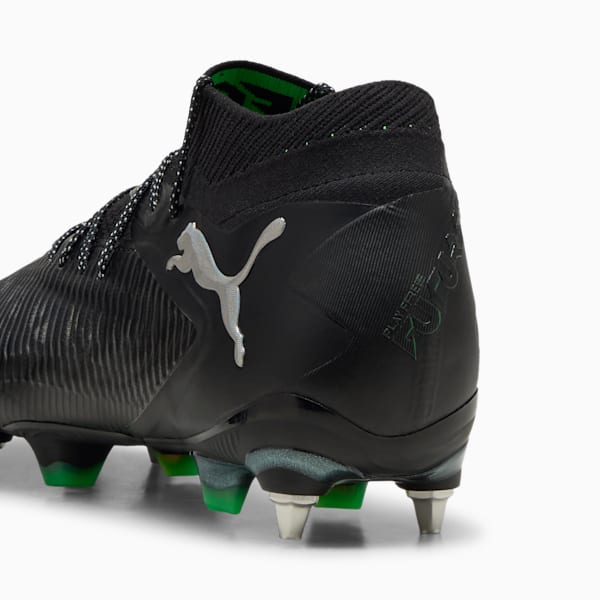 FUTURE 8 ULTIMATE MxSG Football Boots, PUMA Black-Cool Light Gray-Fluo Green, large-ZAF