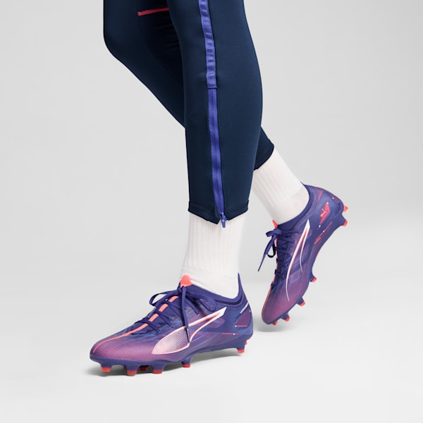 Botines de fútbol Ultra 5 Match FG/AG ADP, Lapis Lazuli-PUMA White-Sunset Glow, large-ARG