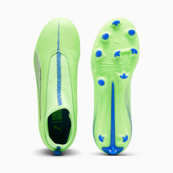 Botines de fútbol Ultra 5 Matc+LLFG/AG JR, Fizzy Apple-PUMA White-Bluemazing, large-ARG