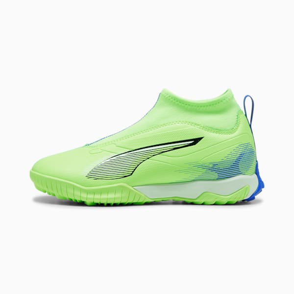 Botines de futsal ULTRA 5 MATCH+LLTT+MidJr ADP, Fizzy Apple-PUMA White-Bluemazing, large-ARG