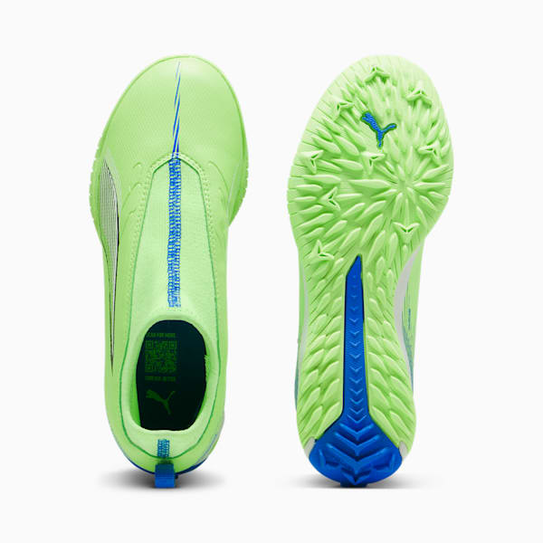 Botines de futsal ULTRA 5 MATCH+LLTT+MidJr ADP, Fizzy Apple-PUMA White-Bluemazing, large-ARG