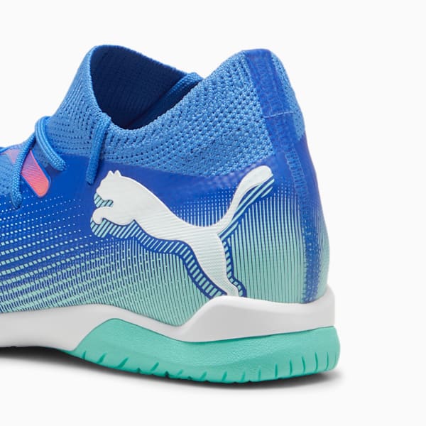 Botines Future 7 Match IT+Midjr, Bluemazing-PUMA White-Electric Peppermint, large-ARG