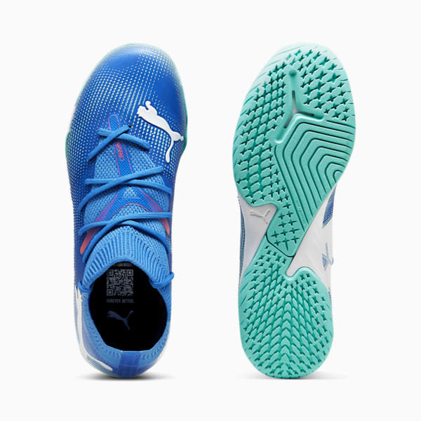 Botines Future 7 Match IT+Midjr, Bluemazing-PUMA White-Electric Peppermint, large-ARG