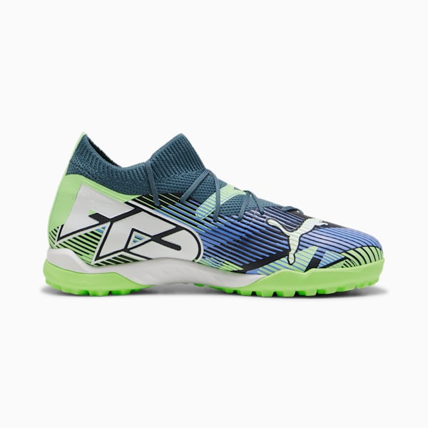 Botines de fútbol FUTURE 7 MATCH TT+Mid Jr ADP, Gray Skies-PUMA White-Fizzy Apple, large-ARG