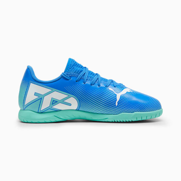Botines de futsal Future 7 Play IT Jr ADP, Hyperlink Blue-Mint-PUMA White, large-ARG