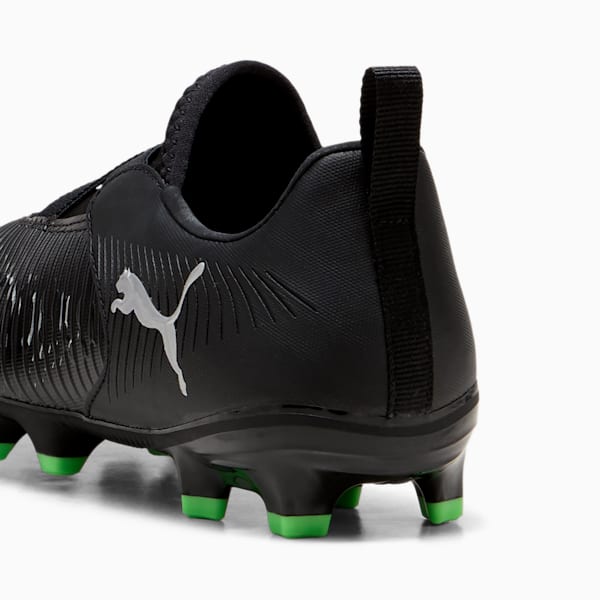 Tacos de fútbol FUTURE 8 MATCH LL FG/AG Juvenil, PUMA Black-Cool Light Gray-Fluo Green, large-MEX