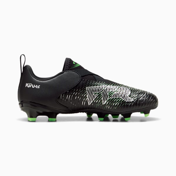 Tacos de fútbol FUTURE 8 MATCH LL FG/AG Juvenil, PUMA Black-Cool Light Gray-Fluo Green, large-MEX