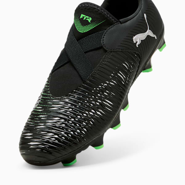 Tacos de fútbol FUTURE 8 MATCH LL FG/AG Juvenil, PUMA Black-Cool Light Gray-Fluo Green, large-MEX