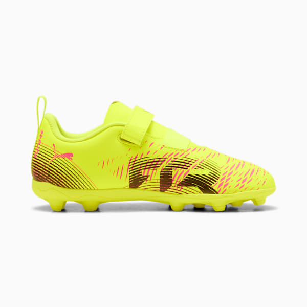 Tacos de fútbol adolescentes FUTURE 8 PLAY V FG/AG RB, Yellow Alert-PUMA Black-Sun Struck, large-MEX