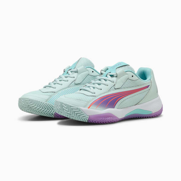 NOVA Court Padel Shoes Women, Peaceful Blue-Purple Glimmer-Safe Lake, large-ZAF