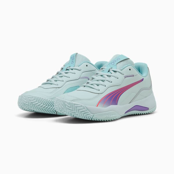 NOVA Smash Padel Shoes Women, Peaceful Blue-Purple Glimmer-Safe Lake, large-ZAF
