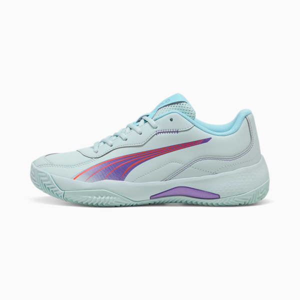 NOVA Smash Padel Shoes Women, Peaceful Blue-Purple Glimmer-Safe Lake, large-MEX