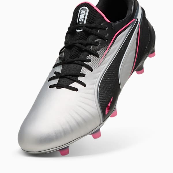 KING ULTIMATE FG/AG Football Boots Unisex, PUMA Silver-PUMA Black-Sun Struck-PUMA White, large-ZAF