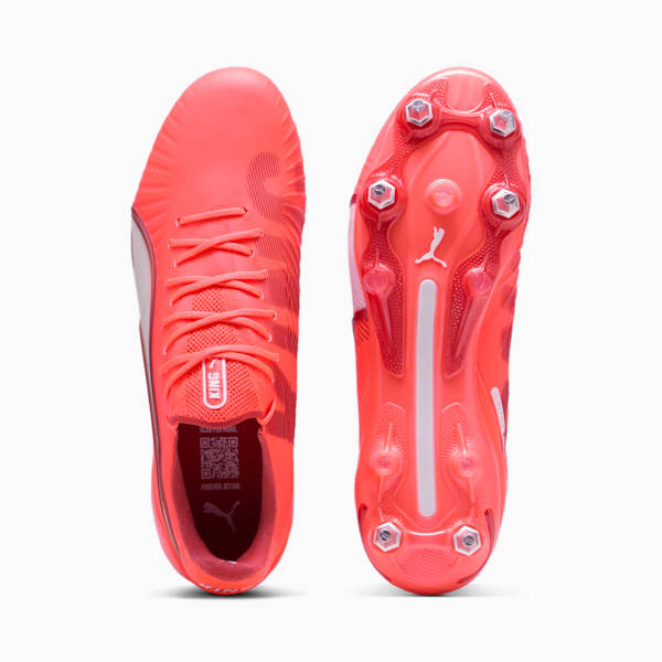 KING ULTIMATE MxSG Football Boots, Glowing Red-PUMA White-Red Fire, large-ZAF