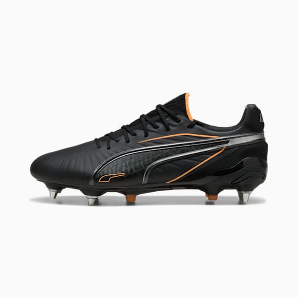 KING ULTIMATE MxSG Football Boots, PUMA Black-Heat Fire-PUMA Silver, large-ZAF