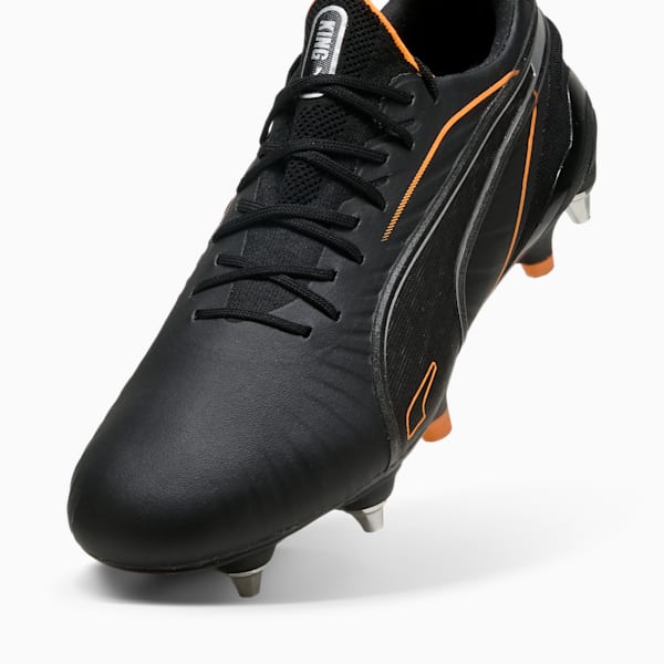 KING ULTIMATE MxSG Football Boots, PUMA Black-Heat Fire-PUMA Silver, large-ZAF
