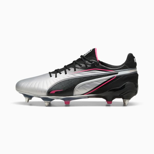KING ULTIMATE MxSG Football Boots Unisex, PUMA Silver-PUMA Black-Sun Struck-PUMA White, large-ZAF
