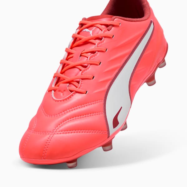 Tacos de fútbol KING PRO FG/AG, Glowing Red-PUMA White-Red Fire, large-MEX