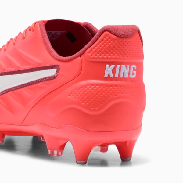 KING PRO MxSG Football Boots, Glowing Red-PUMA White-Red Fire, large-ZAF