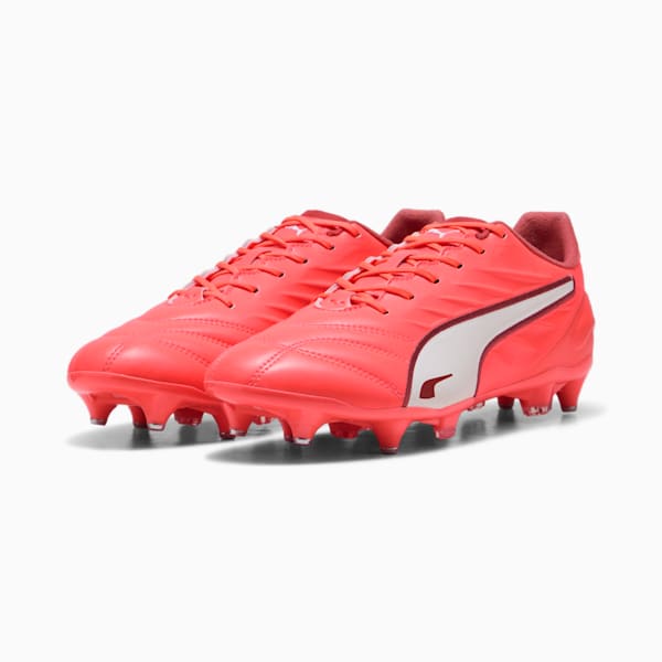 KING PRO MxSG Football Boots, Glowing Red-PUMA White-Red Fire, large-ZAF