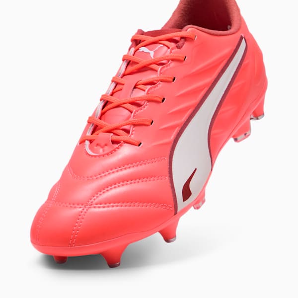 KING PRO MxSG Football Boots, Glowing Red-PUMA White-Red Fire, large-ZAF